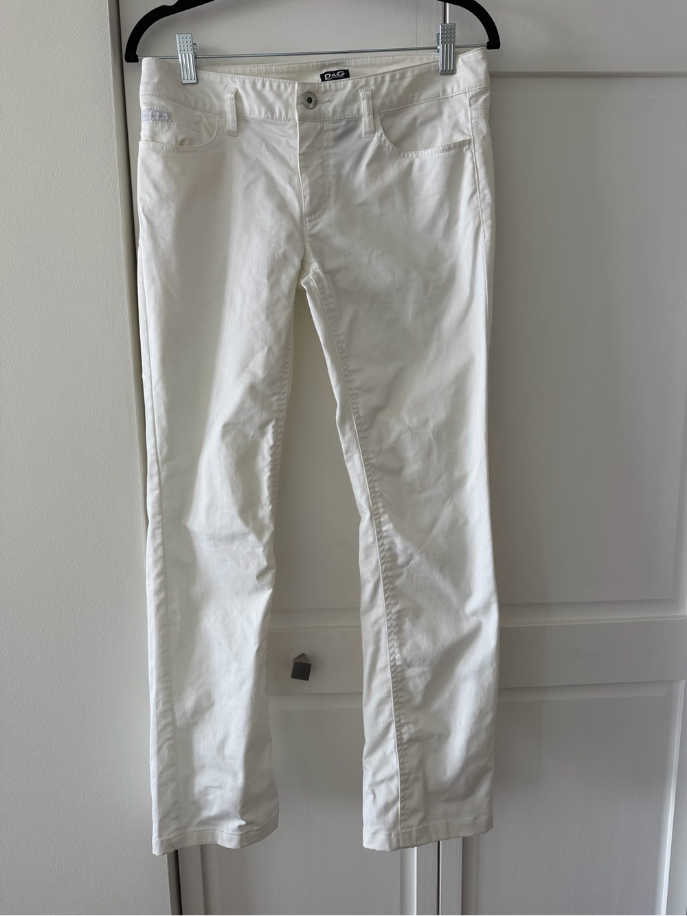 D&G Dolce & Gabbana White Slimmy Jeans - Size 27